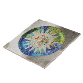 Park Guell mosaics Tegeltje (Zijkant)