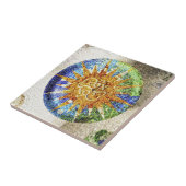 Park Guell mosaics Tegeltje (Zijkant)