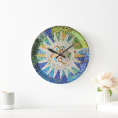Park Guell mosaics Wall Clock Grote Klok (Huis)