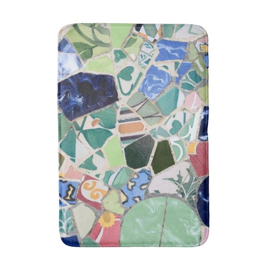 Park Guell-mozaïeken Badmat (Voorkant Verticaal)
