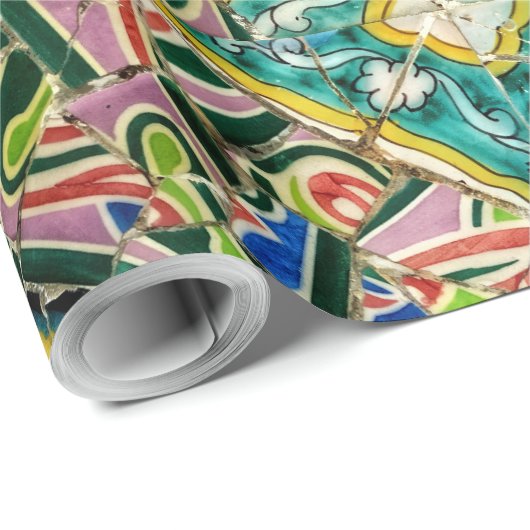 Park Guell-mozaïeken Cadeaupapier (Rol Hoek)