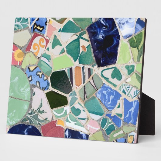 Park Guell-mozaïeken Fotoplaat (Zijkant)