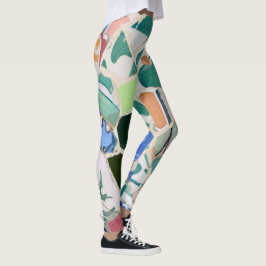 Park Guell-mozaïeken Leggings