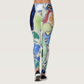 Park Guell-mozaïeken Leggings (Achterkant)