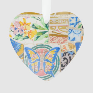 Park Guell-mozaïeken Ornament
