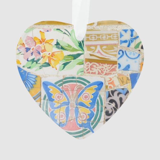 Park Guell-mozaïeken Ornament (achterkant)