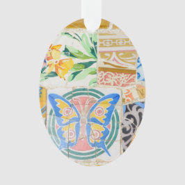 Park Guell-mozaïeken Ornament