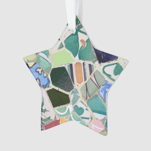 Park Guell-mozaïeken Ornament (voorkant)