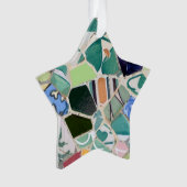 Park Guell-mozaïeken Ornament (voorkant)