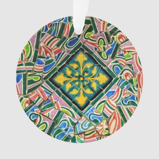Park Guell-mozaïeken Ornament (voorkant)