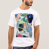 Park Guell-mozaïeken T-shirt (Voorkant)