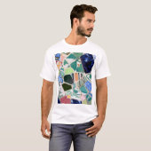 Park Guell-mozaïeken T-shirt (Voorkant volledig)