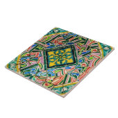 Park Guell-mozaïeken Tegeltje (Zijkant)