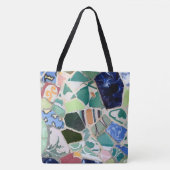 Park Guell-mozaïeken Tote Bag (Voorkant)