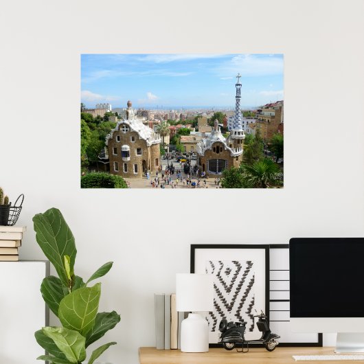 Park Guell Poster (Thuiskantoor)