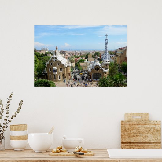 Park Guell Poster (Keuken)