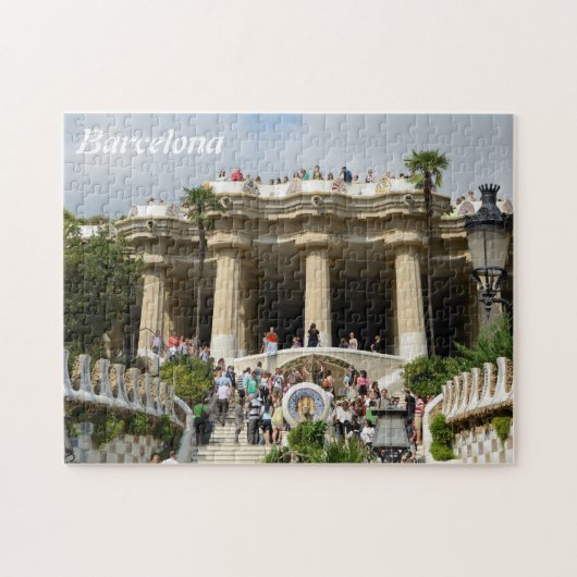 Park Guell Puzzle Legpuzzel (Horizontaal)