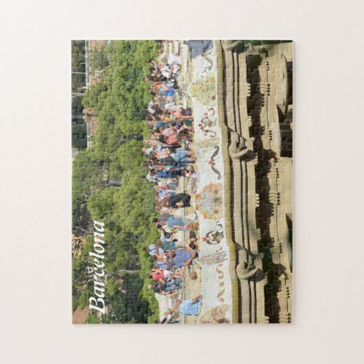 Park Guell Puzzle Legpuzzel (Verticaal)