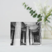 Park Güell van Antonio Gaudi in Barcelona foto Briefkaart (Staand voorkant)