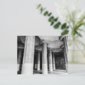 Park Güell van Antonio Gaudi in Barcelona foto Feestdagenkaart (Staand voorkant)