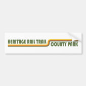 Park Heritage Rail Trail Bumpersticker (Voorkant)