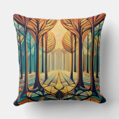 Park in de herfst kussen (Achterkant)