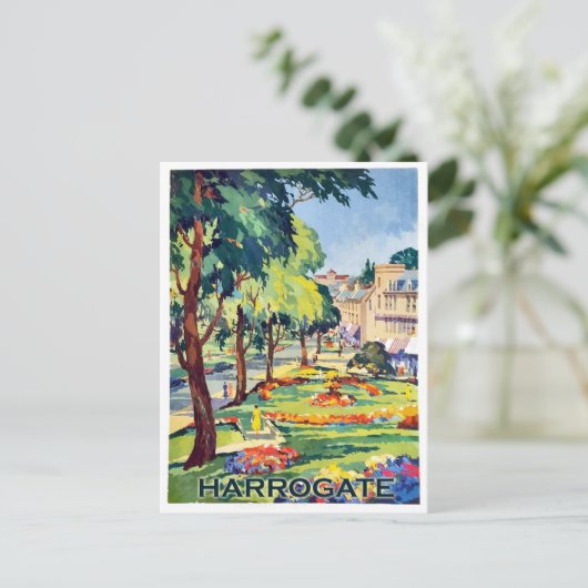 Park in Harrogate, stad North Yorkshire Briefkaart (Staand voorkant)