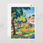 Park in Harrogate, stad North Yorkshire Briefkaart (Voorkant / Achterkant)