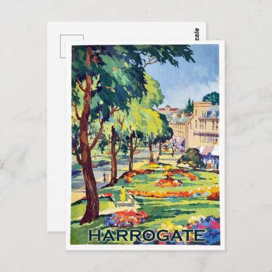 Park in Harrogate, stad North Yorkshire Briefkaart (Voorkant / Achterkant)