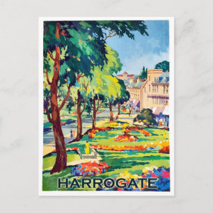 Park in Harrogate, stad North Yorkshire Briefkaart