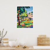 Park in Harrogate, stad North Yorkshire Poster (Keuken)