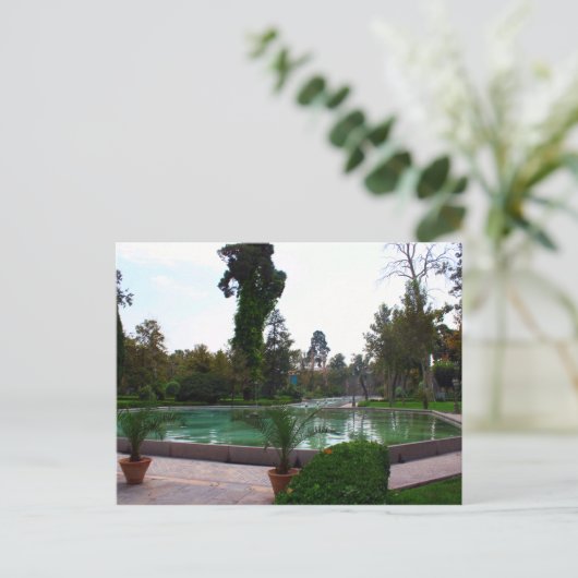 Park in Teheran Briefkaart (Staand voorkant)