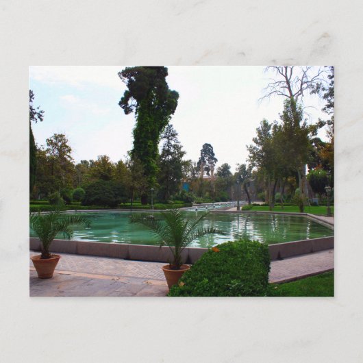 Park in Teheran Briefkaart (Voorkant)