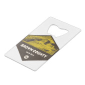 Park Indiana Creditkaart Flessenopener (Achterkant Gekanteld)