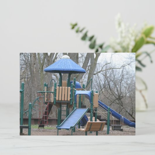 Park Invitation Kaart (Staand voorkant)