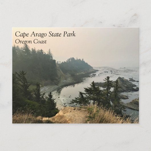 Park Kaap Arago, kust van Oregon Briefkaart (Voorkant)