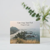Park Kaap Arago, kust van Oregon Briefkaart (Staand voorkant)