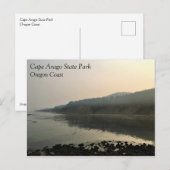 Park Kaap Arago, kust van Oregon Briefkaart (Voorkant / Achterkant)