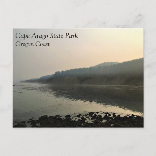 Park Kaap Arago, kust van Oregon Briefkaart (Voorkant)