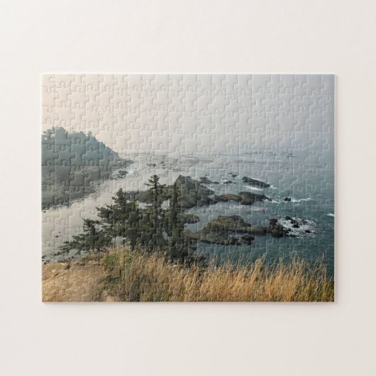 Park Kaap Arago, kust van Oregon Legpuzzel (Horizontaal)