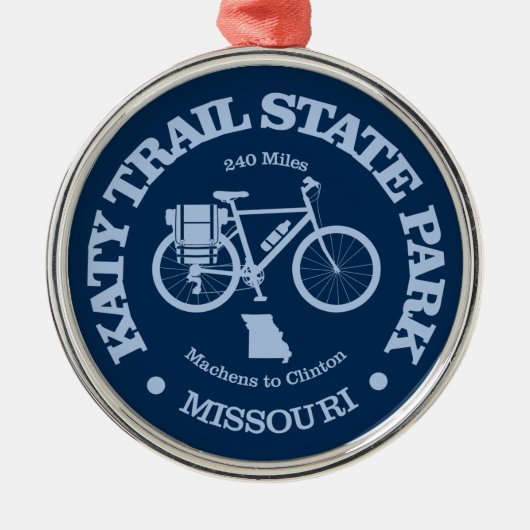 Park Katy Trail Metalen Ornament (Voorkant)