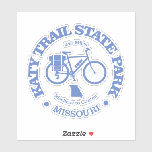Park Katy Trail Sticker (Vel)