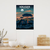  park Kruger Minimale Reiskunst Poster (Keuken)
