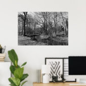 Park Landscape - Bute Park, Cardiff Poster (Thuiskantoor)