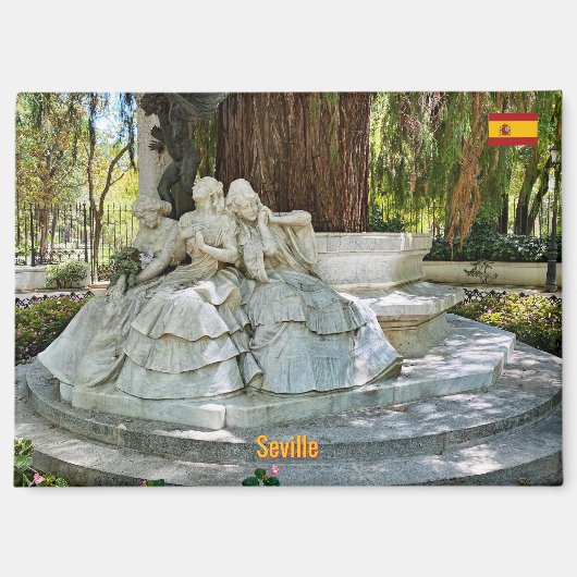 Park Maria Louisa in Sevilla Magneet (Voorkant)