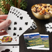 Park Maroon Bells White River Forest Pokerkaarten (Insitu)