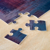 Park McDonald Glacier Park. Kerstgroeten Legpuzzel (Zijkant)