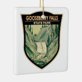 Park Minnesota  Herfsten Keramisch Ornament (Rechts)