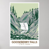 Park Minnesota  Herfsten Poster (Voorkant)