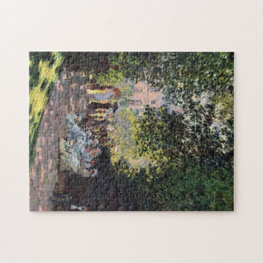 Park Monceau Monet Fine Impressionisme Art Legpuzzel (Horizontaal)